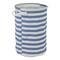 DII® Round Stripes PE-Coated Cotton Polyester Laundry Hamper